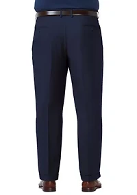 Big & Tall Premium Comfort 4-Way Stretch Classic Fit Pleat Dress Pants