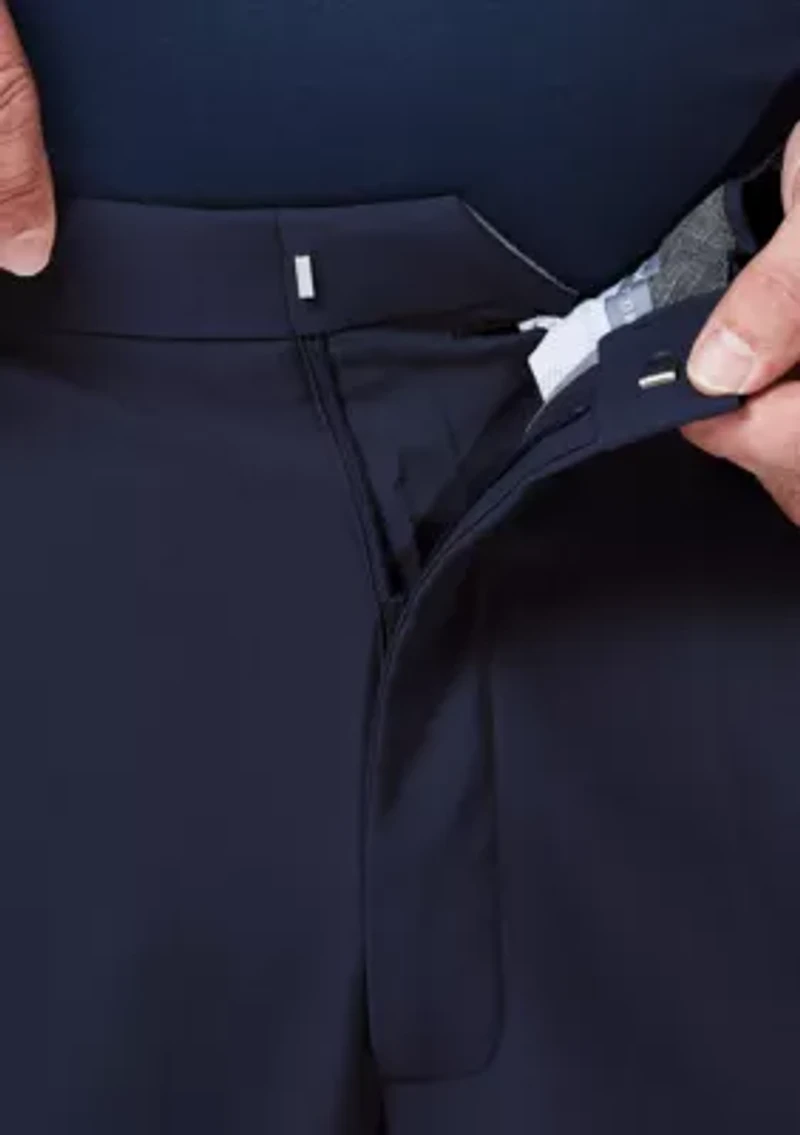 Big & Tall Premium Comfort 4-Way Stretch Classic Fit Pleat Dress Pants