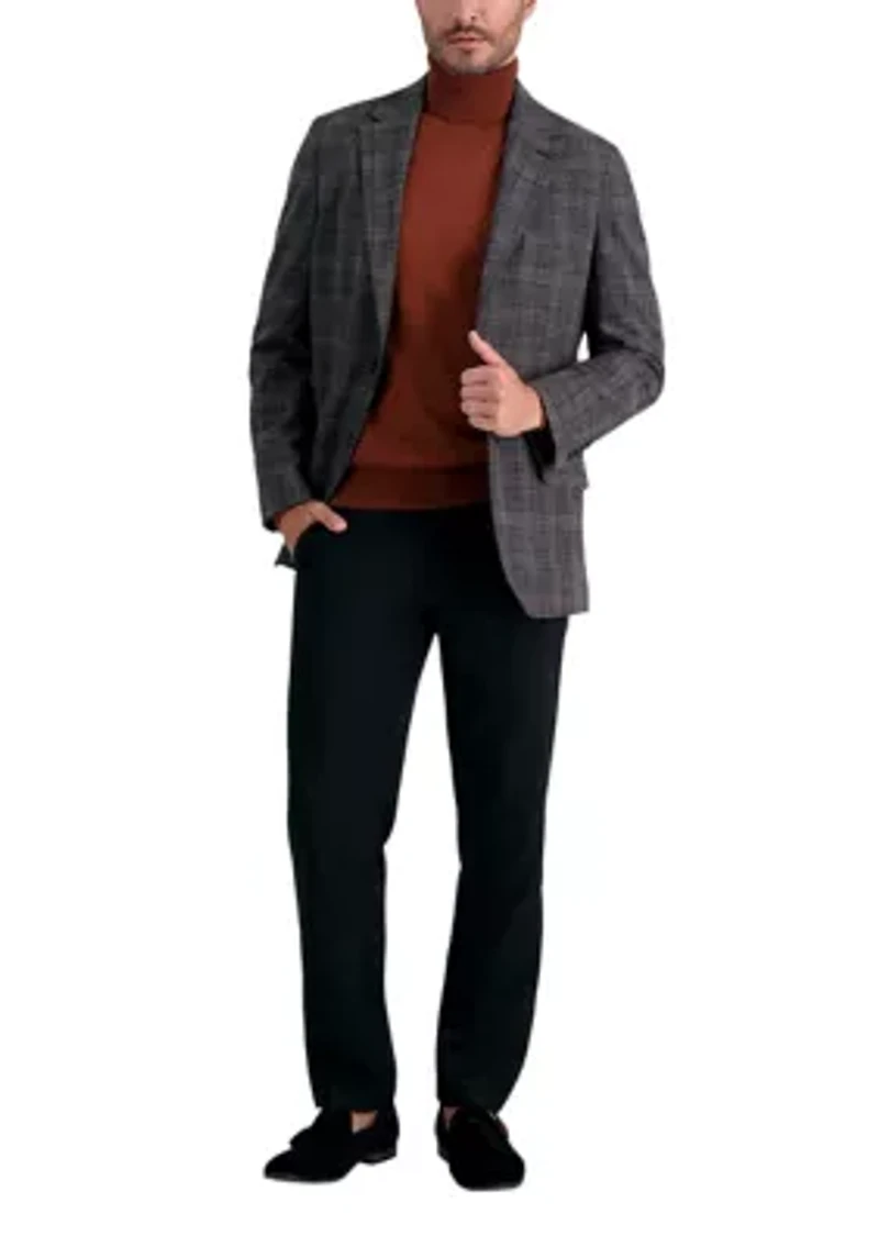 Men's Tailored Fit Glen Plaid Sportcoat