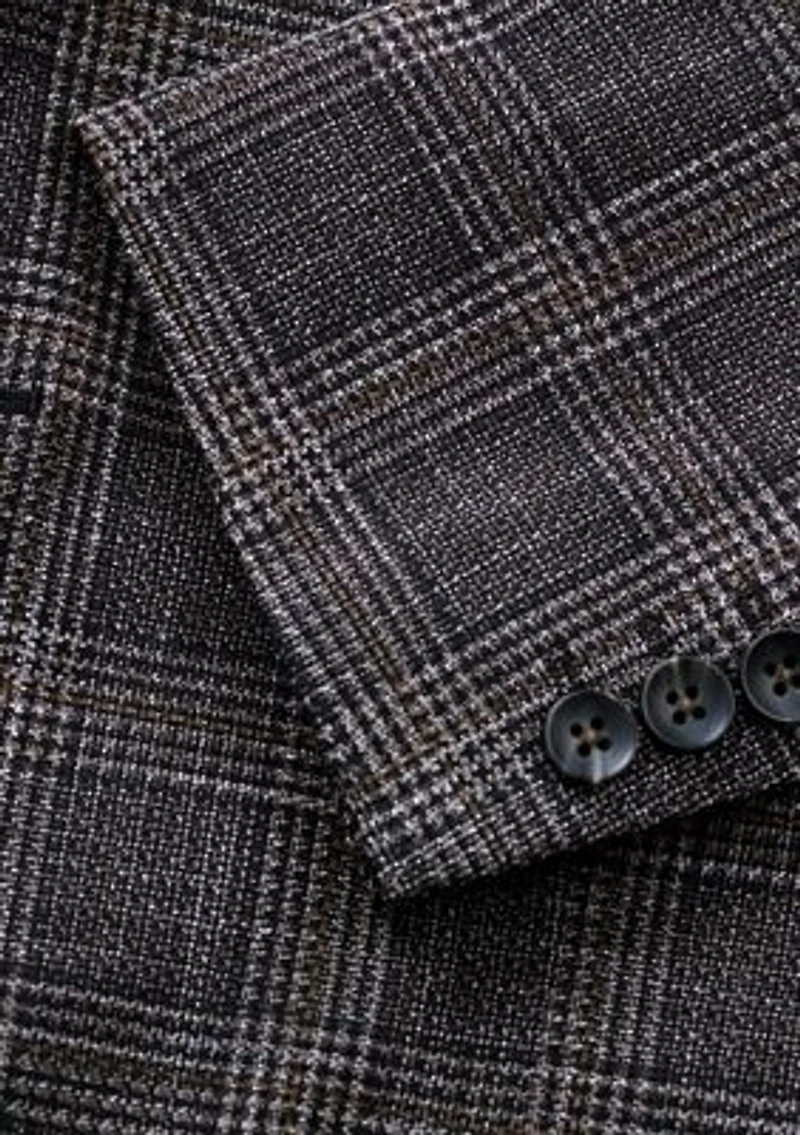 Men's Tailored Fit Glen Plaid Sportcoat