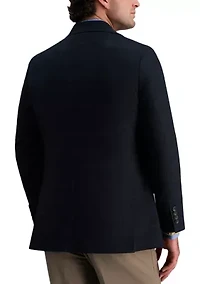 Men's Tailored Fit Glen Plaid Deco Weave Sport Coat
