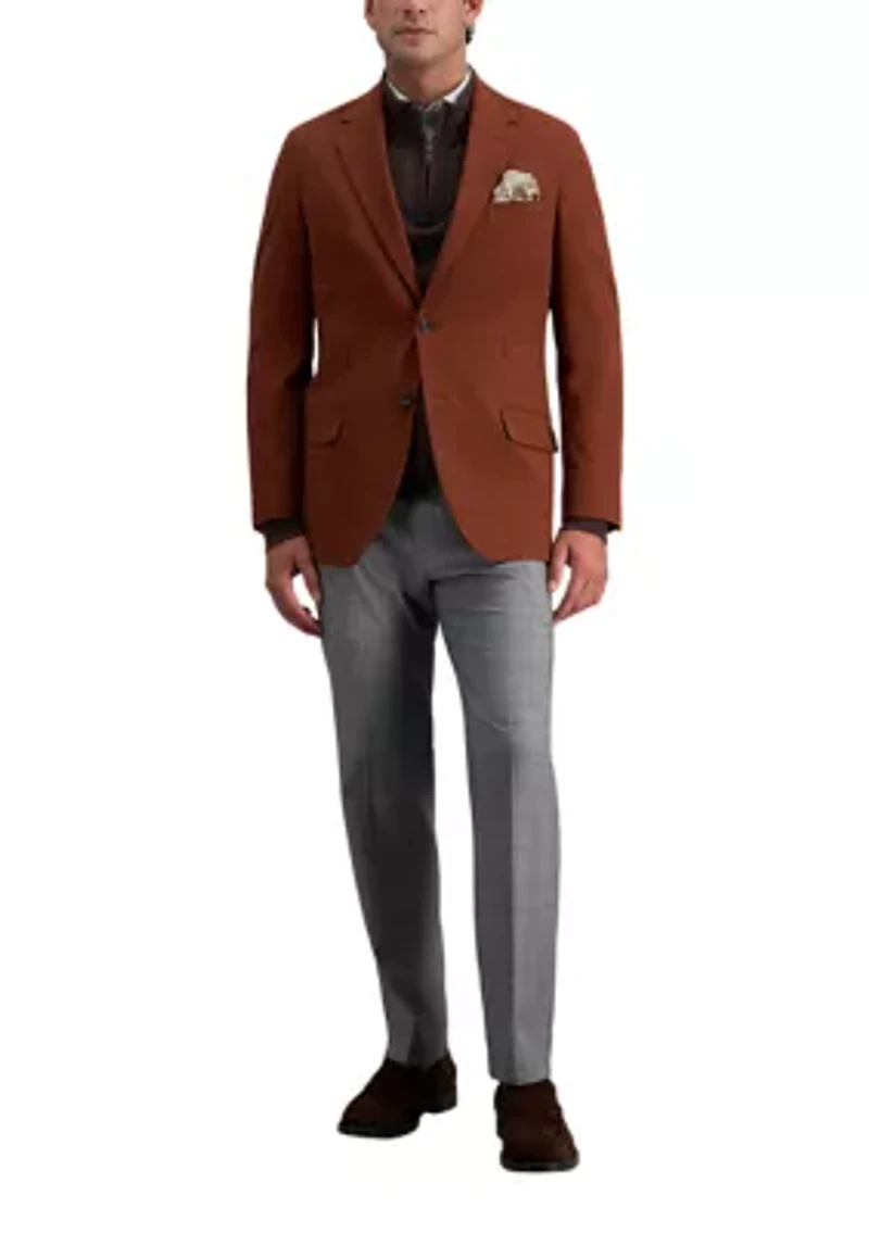Men's Tailored Fit Heather Twill Sport Coat