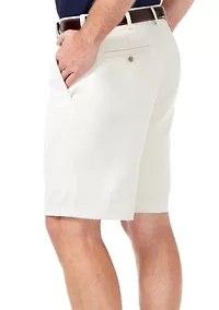 Haggar Cool 18 PRO Stretch Solid Flat Front Shorts