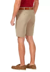 Haggar Cool 18 PRO Stretch Solid Flat Front Shorts