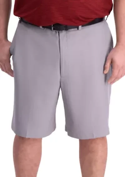 Big & Tall Cool  18 Pro Oxford Flat Front Shorts