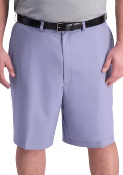 Big & Tall Cool  18 Pro Oxford Flat Front Shorts