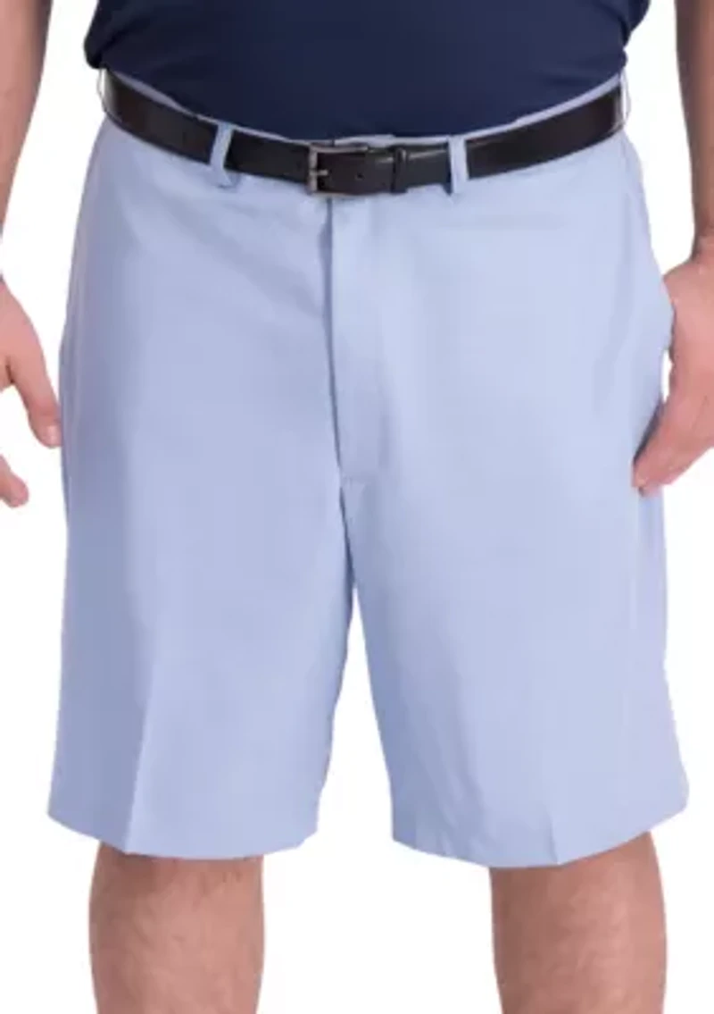 Big & Tall Cool  18 Pro Oxford Flat Front Shorts