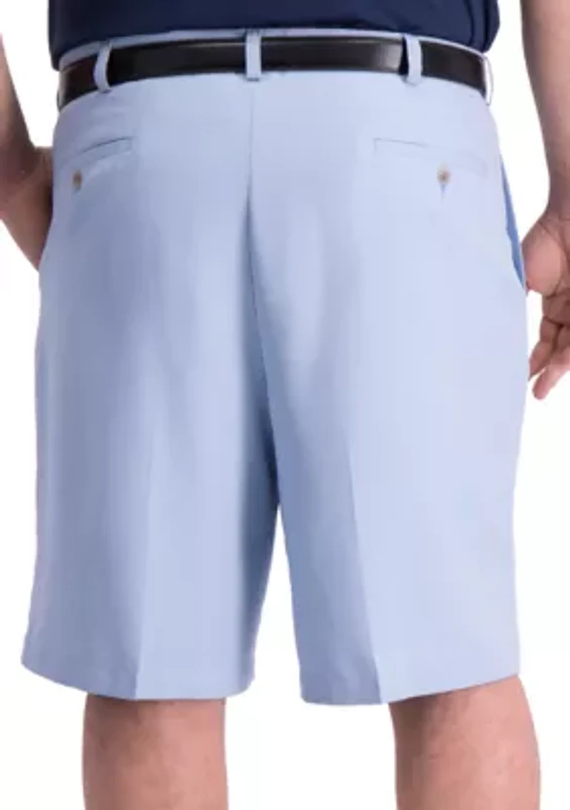 Big & Tall Cool  18 Pro Oxford Flat Front Shorts