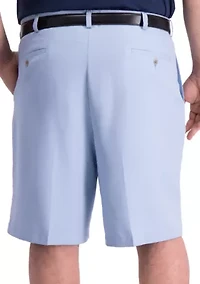 Big & Tall Cool  18 Pro Oxford Flat Front Shorts