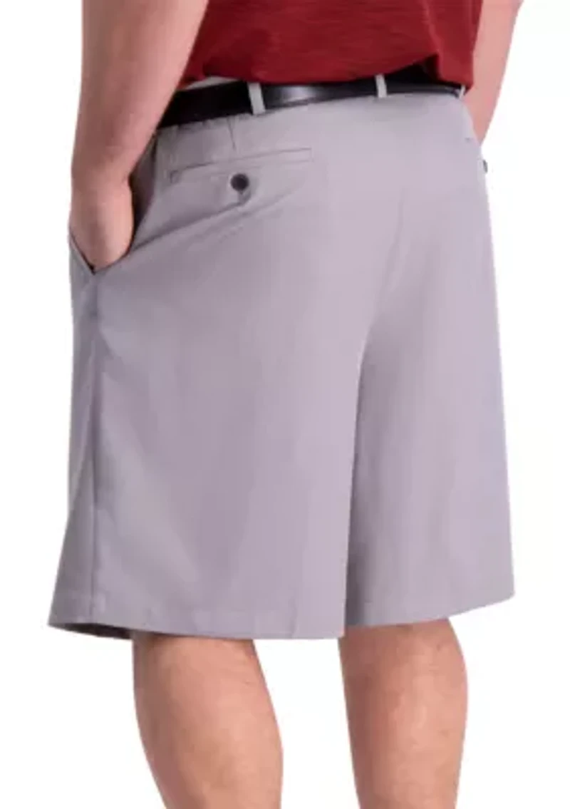 Big & Tall Cool  18 Pro Oxford Flat Front Shorts