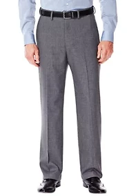 Men's Premium Stretch Classic Fit Flat Front Suit Separates Pant