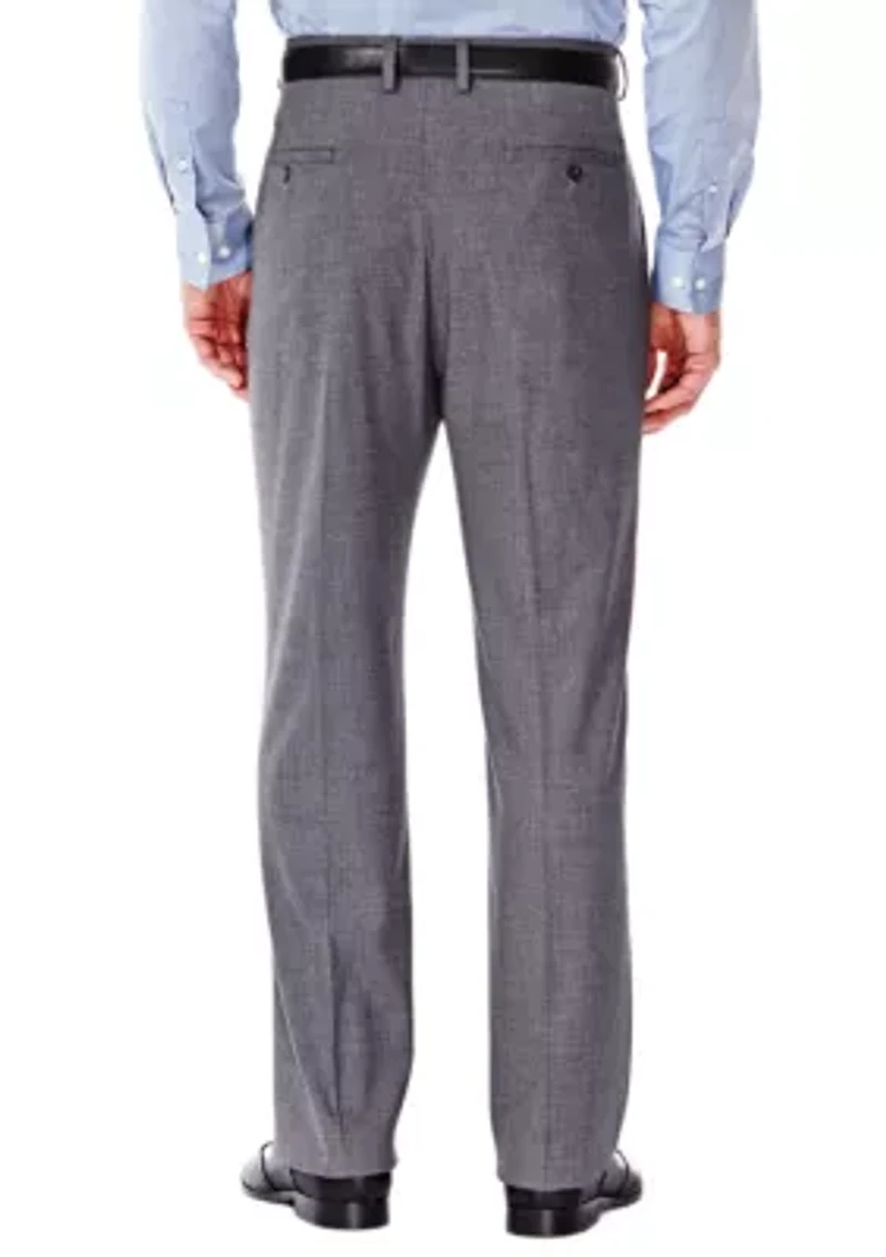 Men's Premium Stretch Classic Fit Flat Front Suit Separates Pant