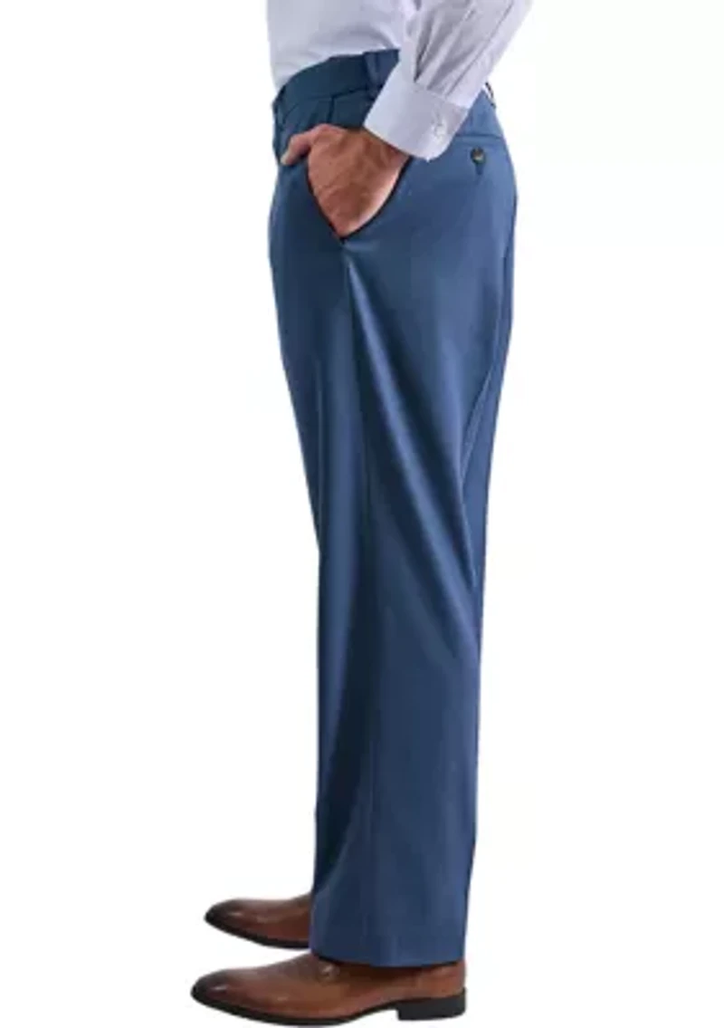 Men's Premium Stretch Classic Fit Flat Front Suit Separates Pant