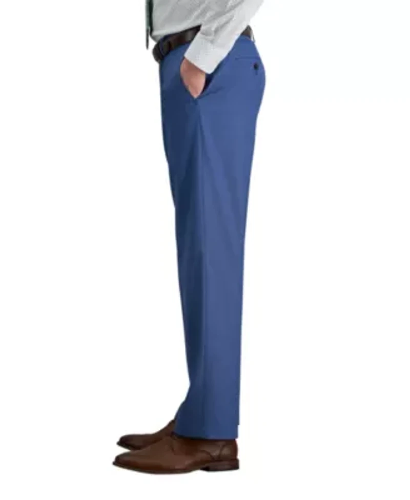 Men's Premium Stretch Classic Fit Flat Front Suit Separates Pant