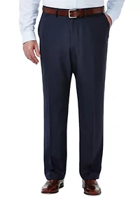 Big & Tall Travel Performance Classic Fit Tic Weave Suit Pants