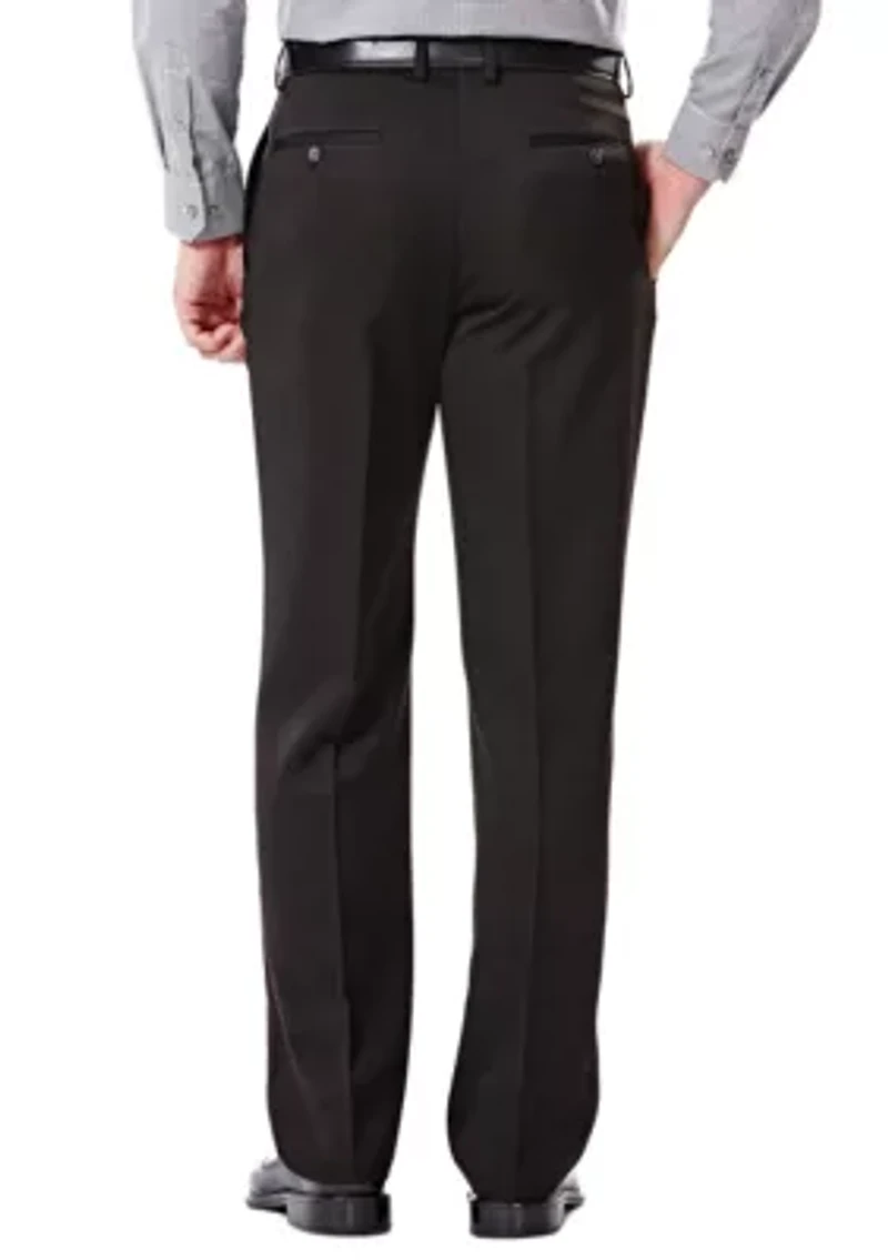 Big & Tall Travel Performance Classic Fit Solid Gabardine Suit Pants