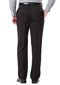 Big & Tall Travel Performance Classic Fit Solid Gabardine Suit Pants