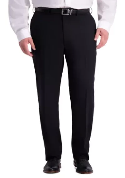 Big & Tall Stretch Travel Performance Heather Twill Classic Fit Suit Separate Pants