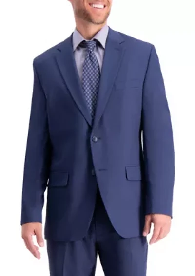 Stretch Travel Performance Solid Tailored Fit Suit Coat