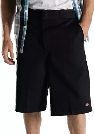 Loose Fit 13" Multi-Pocket Twill Work Short