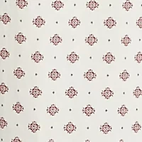 Short Sleeve Printed Poplin Shirt