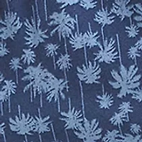 Palm Tree Print Knit Shorts