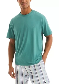 Men's Striped Crew Neck T-Shirt