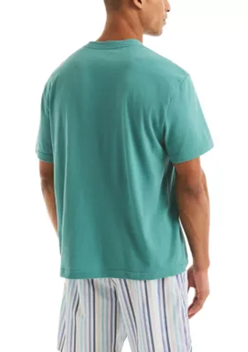 Men's Striped Crew Neck T-Shirt