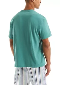Men's Striped Crew Neck T-Shirt