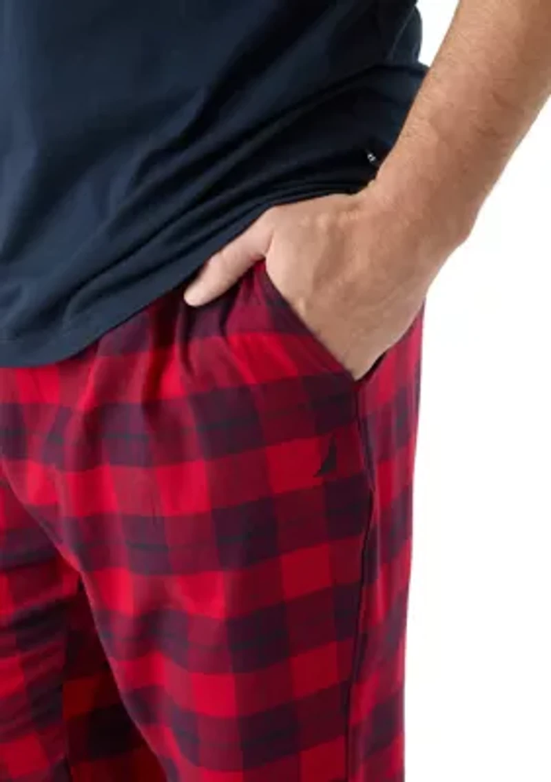 Big & Tall Plaid Pajama Pants Set