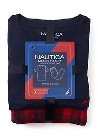 Big & Tall Plaid Pajama Pants Set