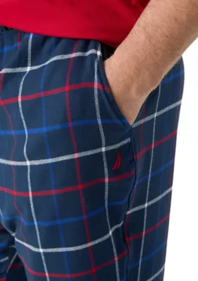 Big & Tall Nautica Plaid Pant Set