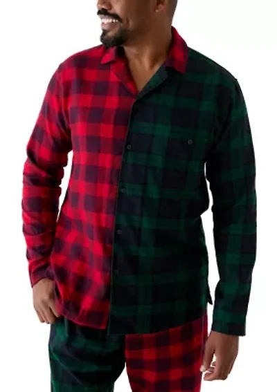 Big & Tall Nautica Plaid Pant Set