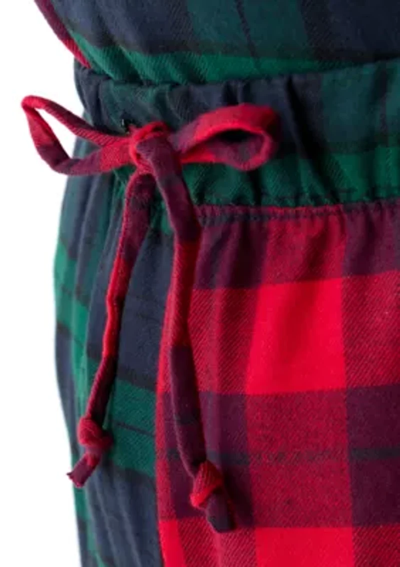 Big & Tall Plaid Fleece Sleep Pants