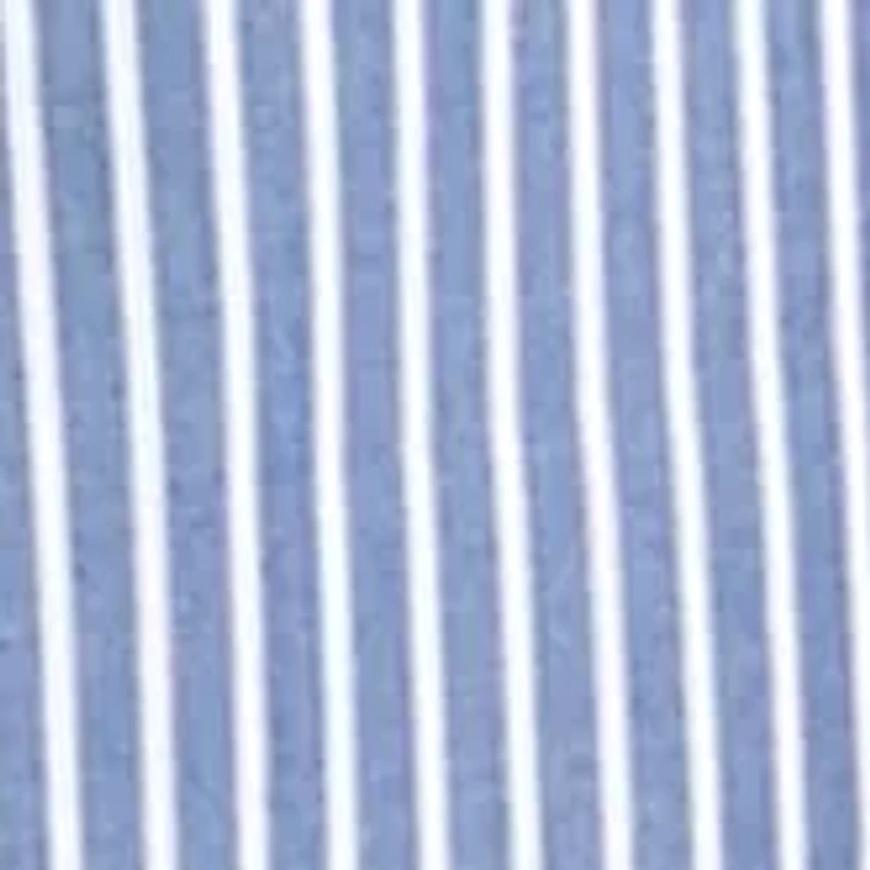 Sustainably Crafted Striped Poplin Sleep Shorts
