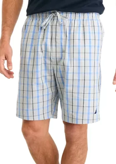 Sustainably Crafted Plaid Poplin Sleep Shorts
