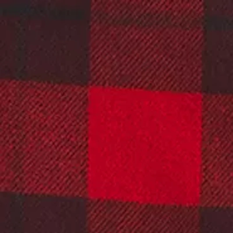 Sustainably Crafted Mixed Plaid Flannel Sleep Shirt