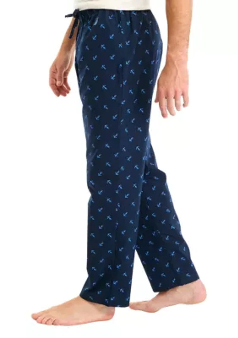 Sustainably Crafted Printed Poplin Sleep Pants