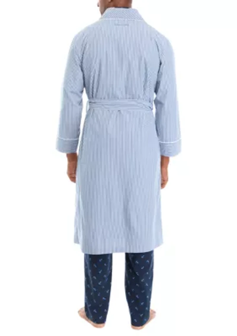 Sustainably Crafted Striped Robe