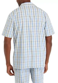 Sustainably Crafted Plaid Camp Sleep Shirt