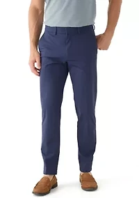 Men's Slim Fit Warp Knit Pants