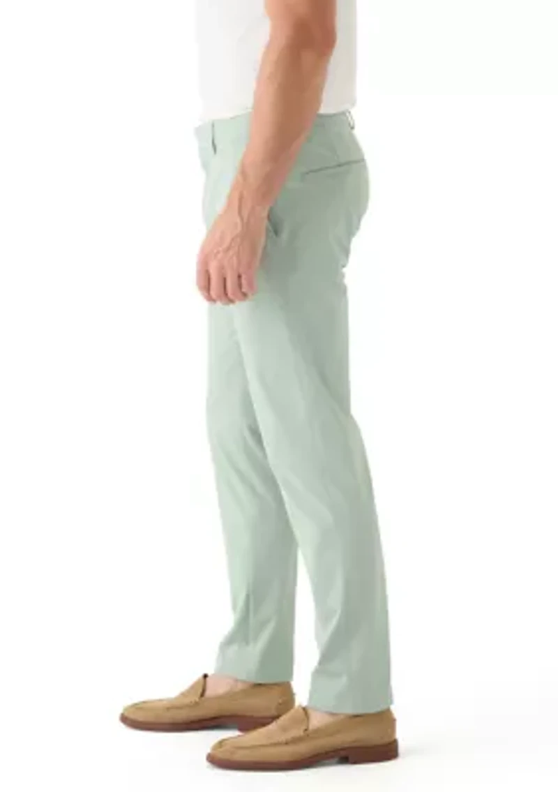 Men's Slim Fit Warp Knit Pants