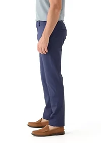 Men's Slim Fit Warp Knit Pants