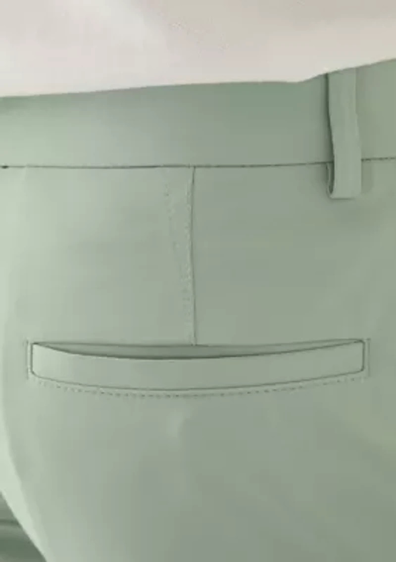 Men's Slim Fit Warp Knit Pants
