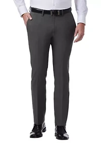 Tic Slim Fit Flat Front Flex Waistband Dress Pants