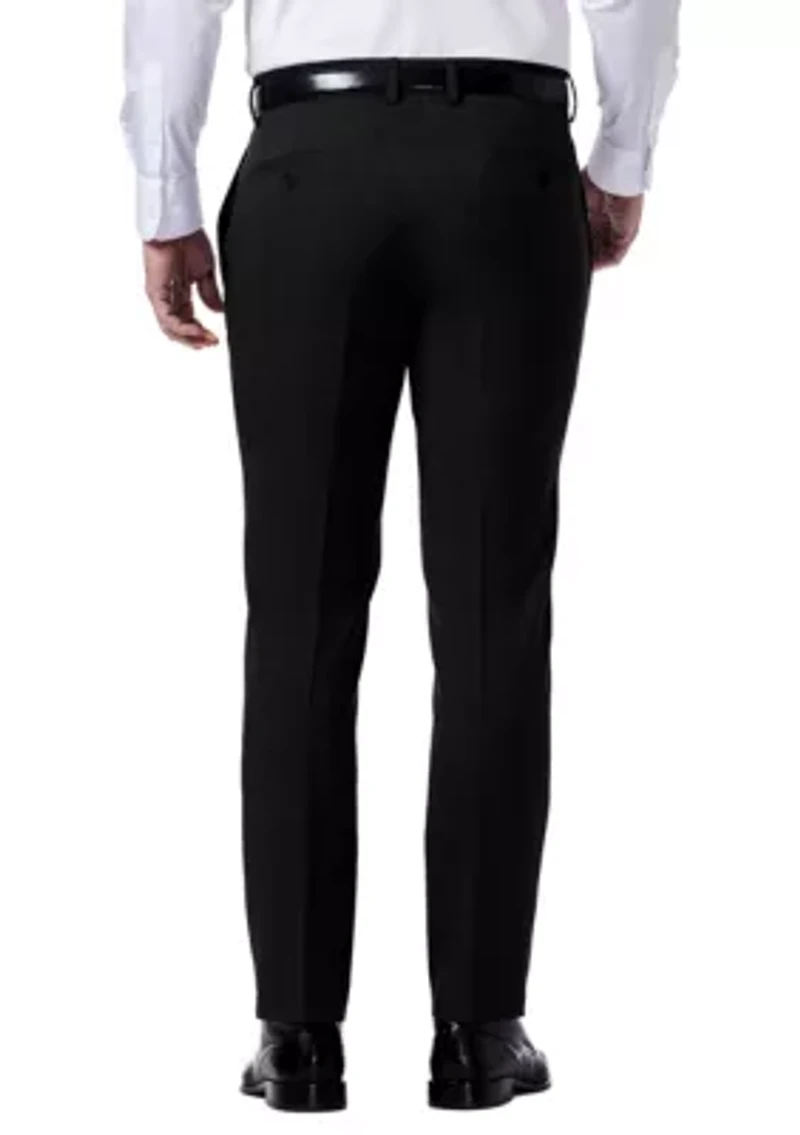 Tic Slim Fit Flat Front Flex Waistband Dress Pants