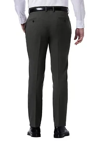 Tic Slim Fit Flat Front Flex Waistband Dress Pants