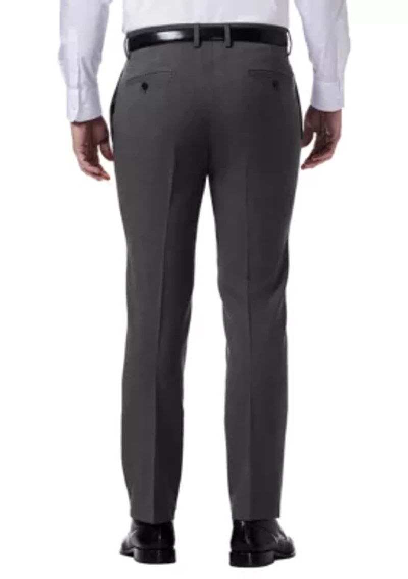 Tic Slim Fit Flat Front Flex Waistband Dress Pants