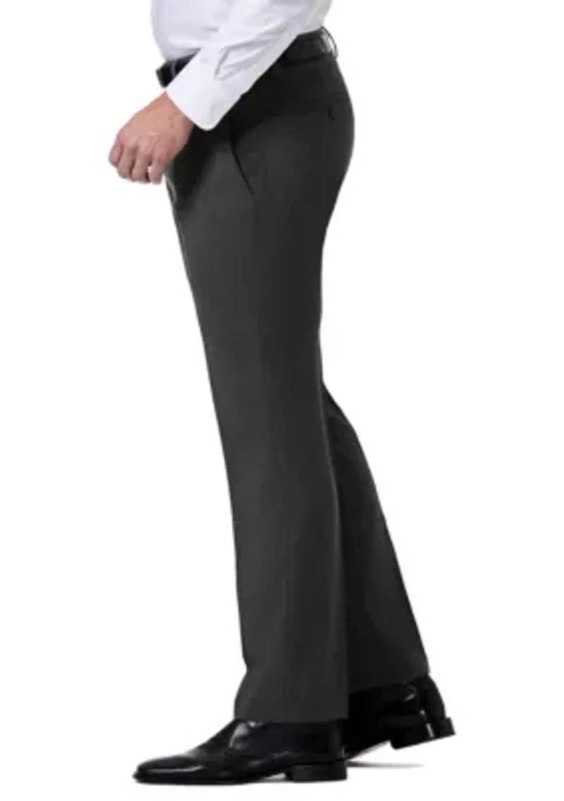 Tic Slim Fit Flat Front Flex Waistband Dress Pants