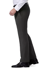 Tic Slim Fit Flat Front Flex Waistband Dress Pants